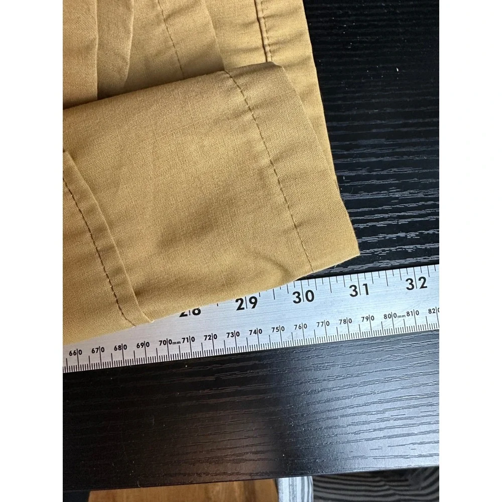 Vintage 70s Safari Field Bush Jacket Tan Khaki Utility Chore Coat Size 38